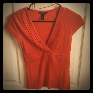 H&M orange blouse